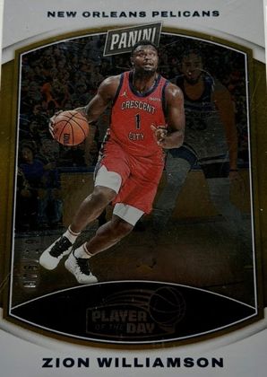 Zion Williamson 2023 Panini Player of the Day Orange /199