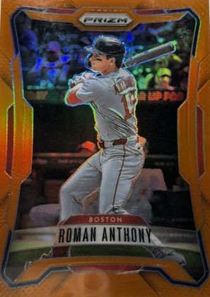 Roman Anthony 2026 Panini Prizm Orange Prizm /249