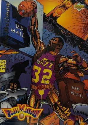 Karl Malone 1992 Upper Deck Fanimation