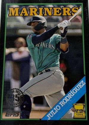 Julio Rodriguez 2023 Topps Update 1988 Topps Black /299