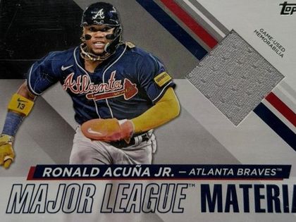 Ronald Acuna Jr. 2024 Topps Major League Material