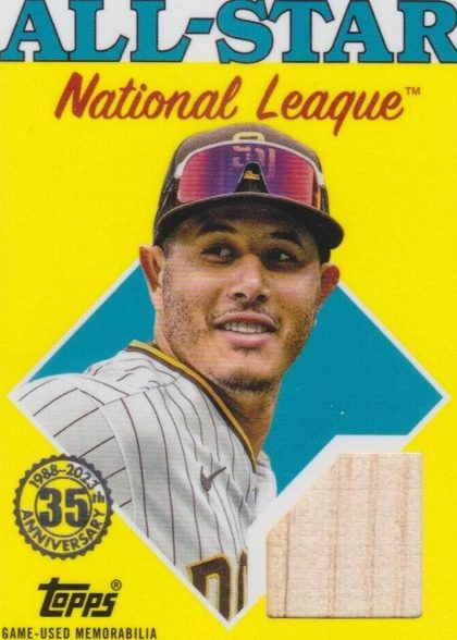 Manny Machado 2023 Topps 1988 Topps All-Star Relics