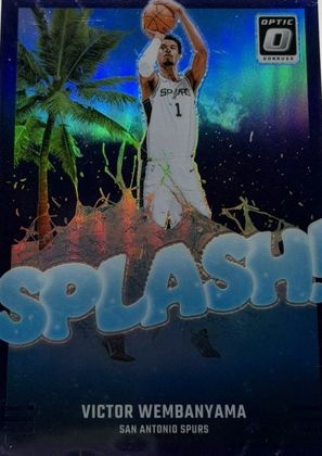 Victor Wembanyama 2024 Donruss Optic Splash! Holo