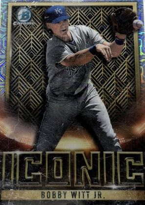Bobby Witt Jr. 2023 Bowman Chrome Bowman Iconic Mega Box Mojo Refractor