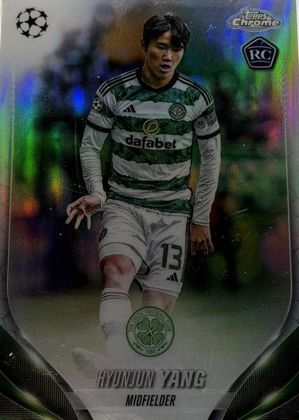 Hyunjun Yang 2023 Topps Chrome UEFA Club Competitions Refractor