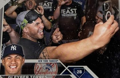 Gleyber Torres 2023 Topps Series 1 SSP Image Variation