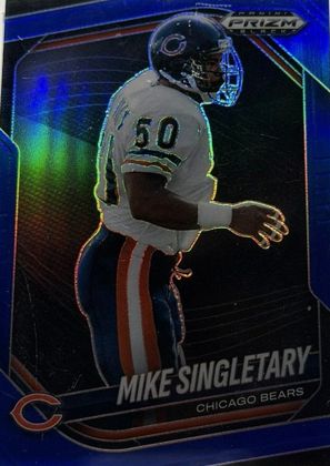 Mike Singletary 2025 Panini Prizm Black Blue /199