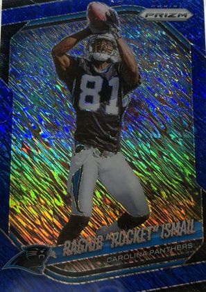Raghib Ismail 2025 Panini Prizm Blue Shimmer /35