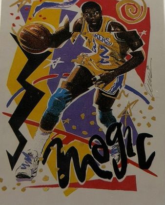 Magic Johnson 1990 NBA Hoops Team Checklist