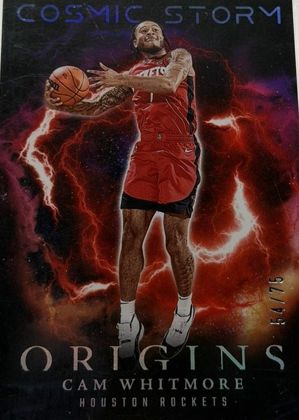 Cam Whitmore 2023 Panini Origins Cosmic Storm Red /75