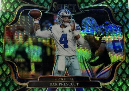Dak Prescott 2025 Panini Select Field Level Dragon Scale /50