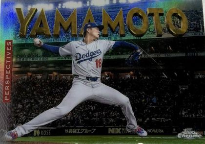Yoshinobu Yamamoto 2026 Topps Chrome Perspectives