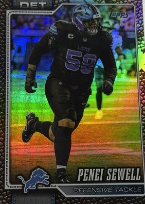 Penei Sewell 2026 Topps Football Leather Foil