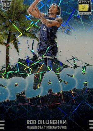 Rob Dillingham 2024 Donruss Optic Splash! White Velocity /59