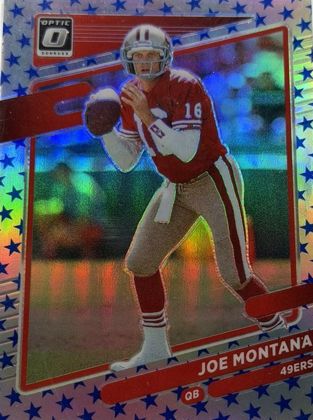 Joe Montana 2021 Donruss Optic Stars