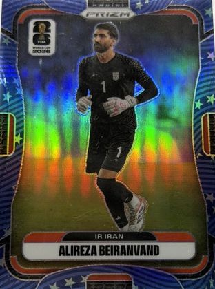 Alireza Beiranvand 2026 Panini Prizm FIFA World Cup Old Glory /94