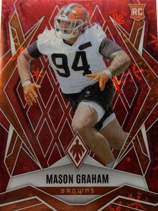 Mason Graham 2025 Panini Phoenix Red Winter /399