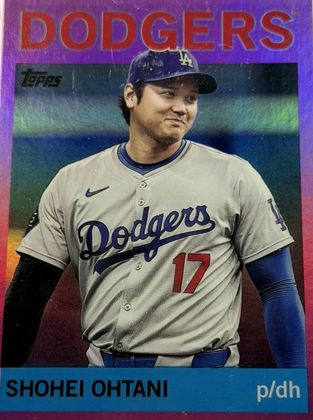 Shohei Ohtani 2025 Topps Archives Pink Foilboard