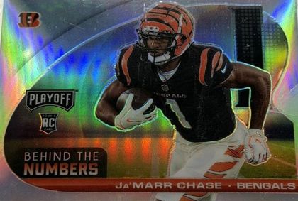 Ja'Marr Chase 2021 Panini Playoff Behind the Numbers