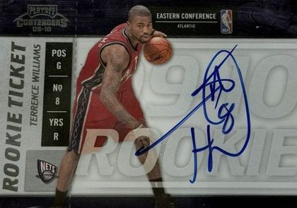 Terrence Williams 2009 Panini Playoff Contenders Rookie Ticket