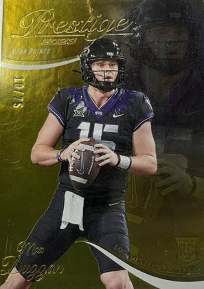 Max Duggan 2023 Panini Prestige Xtra Points Gold /75
