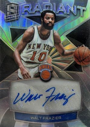 Walt Frazier 2018 Panini Spectra Radiant Signatures /75