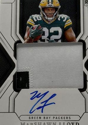 MarShawn Lloyd 2024 Panini National Treasures Rookie Patch Autographs /99