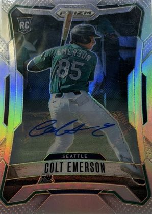 Colt Emerson 2026 Panini Prizm Rookie Autographs Silver Prizm