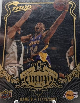 Kobe Bryant 2008 Upper Deck MVP Kobe Bryant MVP