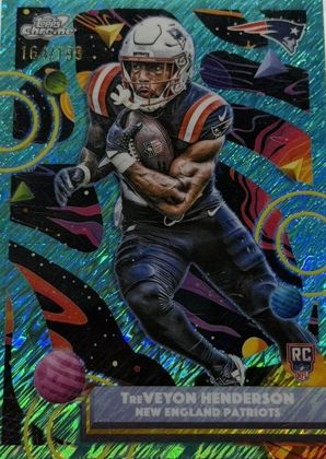 TreVeyon Henderson 2025 Topps Cosmic Chrome Aqua Equinox Refractor /199