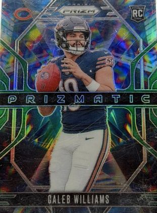 Caleb Williams 2024 Panini Prizm Prizmatic Green Prizm