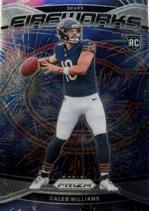 Caleb Williams 2024 Panini Prizm Fireworks