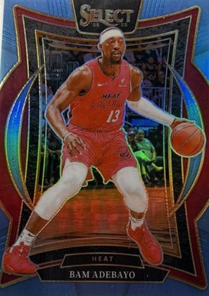 Bam Adebayo 2024 Panini Select Light Blue Prizm /299