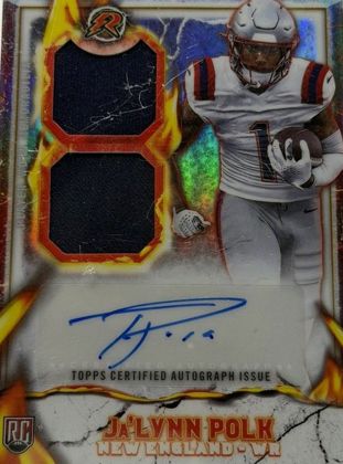 Ja'Lynn Polk 2024 Topps Resurgence Ignite Rookie Patch Autographs