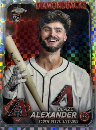 Blaze Alexander 2024 Topps Chrome Update X-Fractor