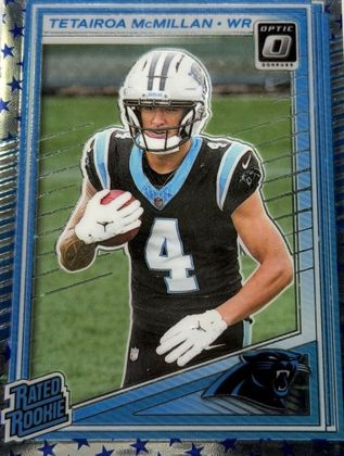 Tetairoa McMillan 2025 Donruss Optic Rated Rookie Stars