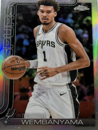 Victor Wembanyama 2025 Topps Chrome Refractor