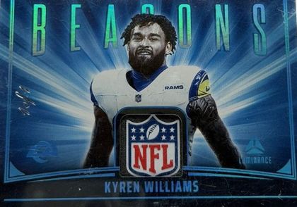 Kyren Williams 2025 Panini Luminance Beacons Prime Platinum 1/1