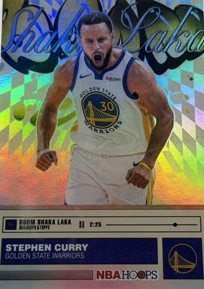 Stephen Curry 2026 Topps NBA Hoops Boom Shaka Laka