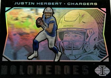 Justin Herbert 2021 Panini Illusions HoloHeroes