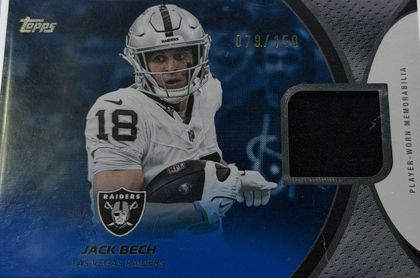 Jack Bech 2026 Topps NFL Material Blue /150
