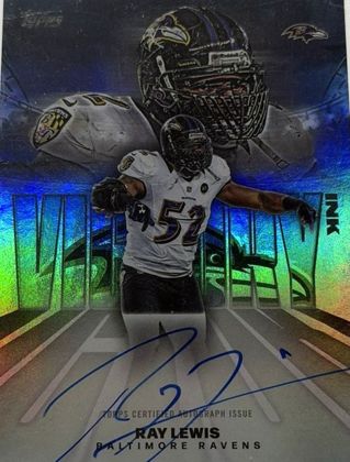 Ray Lewis 2026 Topps Victory Ink