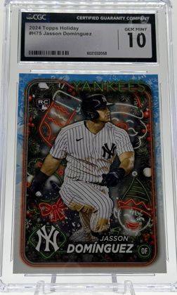 Jasson Dominguez 2024 Topps Holiday