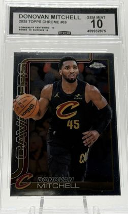 Donovan Mitchell 2025 Topps Chrome