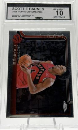 Scottie Barnes 2025 Topps Chrome