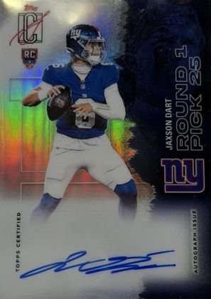 Jaxson Dart 2025 Topps Signature Class Rookie Autograph