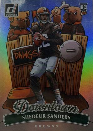 Shedeur Sanders 2025 Panini Donruss Downtown