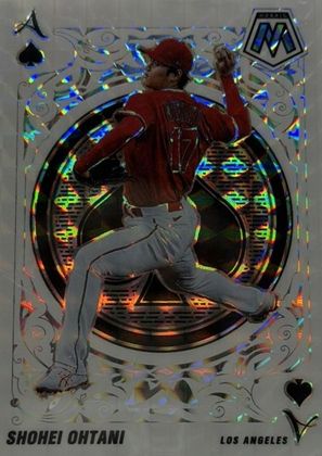 Shohei Ohtani 2022 Panini Mosaic Aces Silver Mosaic
