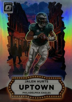 Jalen Hurts 2025 Panini Donruss Optic Uptown
