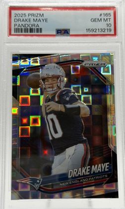 Drake Maye 2025 Panini Prizm Pandora /400